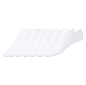 Dámské / Pánské nízké ponožky, 7 párů (adult#unisex, 39/42, bílá)
