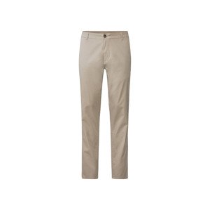 LIVERGY Pánské chino kalhoty "Tapered Fit" (48, béžová)