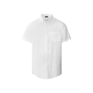 LIVERGY Pánská volnočasová košile "Modern Fit" (S (37/38), bílá)