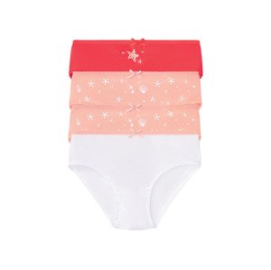 lupilu Dívčí kalhotky, 4 kusy (110/116, červená/růžová/bílá)