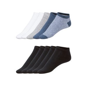 LIVERGY Pánské nízké ponožky s BIO balnou, 5 pár