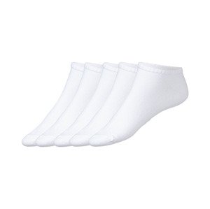 LIVERGY Pánské nízké ponožky BIO (39/42, bílá)
