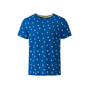 LIVERGY Pánské triko LIDL (S (44/46), vzor/modrá)