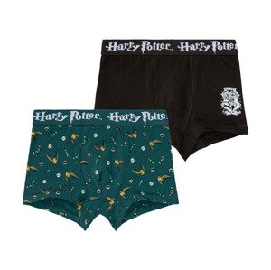 Chlapecké boxerky, 2 kusy (child#male#ne#undershorts, 134/140, zelená/černá)