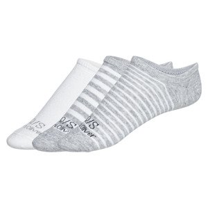 QS by s.Oliver Dámské / Pánské nízké ponožky Footies, 3 (43/46, šedá / bílá / tmavě modrá)
