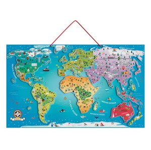 Playtive Magnetická mapa (mapa světa)