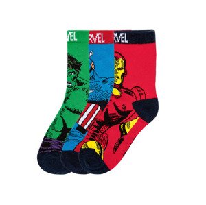 Chlapecké ponožky, 3 páry (39/42, Marvel)
