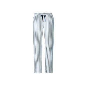 esmara Dámské pyžamové kalhoty (M (40/42), pruhy/bílá/modrá)