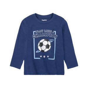 lupilu® Chlapecké triko s dlouhými rukávy (child#male#ne, 98/104, navy modrá)