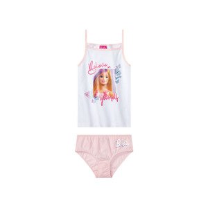 Dívčí souprava spodního prádla, 2dílná (110/116, růžová/Barbie)