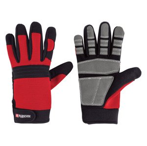 PARKSIDE Pracovní rukavice (7, černá/červená)