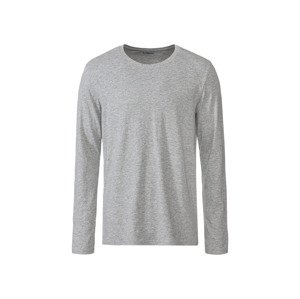 LIVERGY Pánské triko s dlouhými rukávy (XL (56/58), šedá)