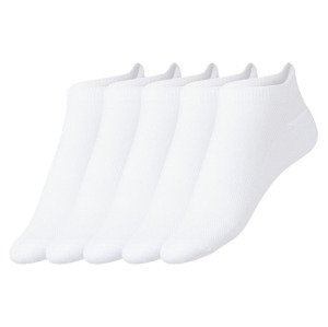 crivit Dámské nízké ponožky s BIO bavlnou, 5 pá (39/40, bílá)