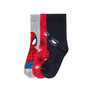 Chlapecké ponožky, 3 páry  (19/22, Spiderman)