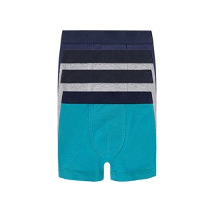 lupilu® Chlapecké boxerky, 5 kusů (child#male#ne#undershorts, 98/104, navy modrá / šedá / zelená)