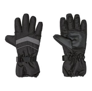 CRIVIT Dětské lyžařské rukavice (child#male, 6, černá/šedá)