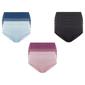 esmara® Dámské kalhotky s vysokým pasem, 5 kusů  (adult#female#ne#briefs)