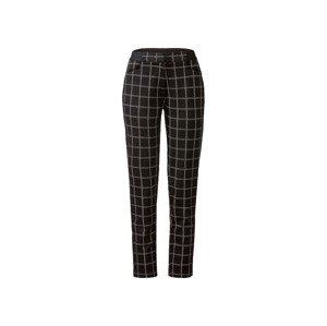 esmara® Dámské kalhoty (adult#female#ne, 34, káro/černá)