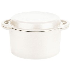 GSW Litinový hrnec, Ø 21 cm, 3,8l (bílá)