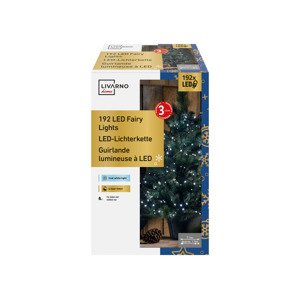LIVARNO home Světelný LED řetěz (studená bílá)