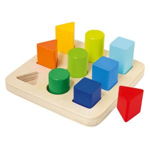 Playtive Dřevěná edukativní hra (vkládací deska)