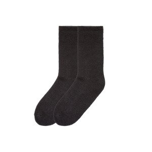 pepperts Chlapecké termo ponožky, 2 páry (35/38, černá)