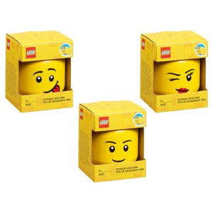 LEGO Malý úložný box ve tvaru Lego hlavy