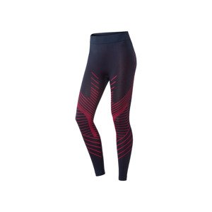 CRIVIT Dámské funkční spodní kalhoty (adult#female#ne#pants, S (36/38), tmavě modrá / červená)