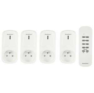 Silvercrest® Sada interiérových / exteriérových rádiových zásuvek, 5dílná / 3dílná (sada vnitřní, 5dílná)