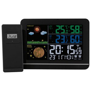 Auriol® Bezdrátová meteostanice (černá)