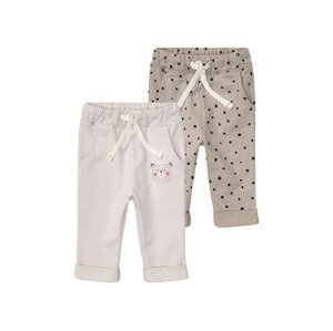 lupilu® Chlapecké kalhoty „Jogger" BIO (baby/infant#male#ne, 74/80, hnědá)