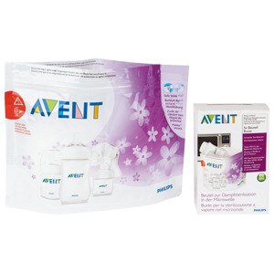 Philips AVENT SterilizaÄ�nÃ­ sÃ¡Ä�ky do mikrovlnnÃ© trouby