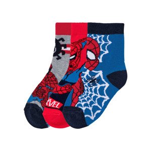 Chlapecké ponožky, 3 páry (23/26, Spiderman)