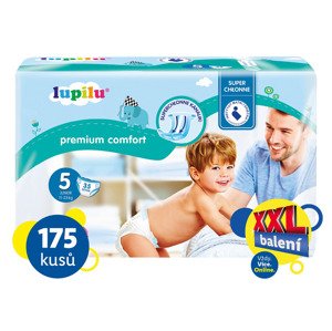 XXL Dětské pleny Premium Comfort, velikost 5 JUNIOR, 175 kusů