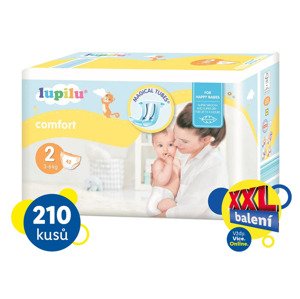 lupilu® XXL Dětské pleny Comfort, velikost 2 Mini, 210 kusů